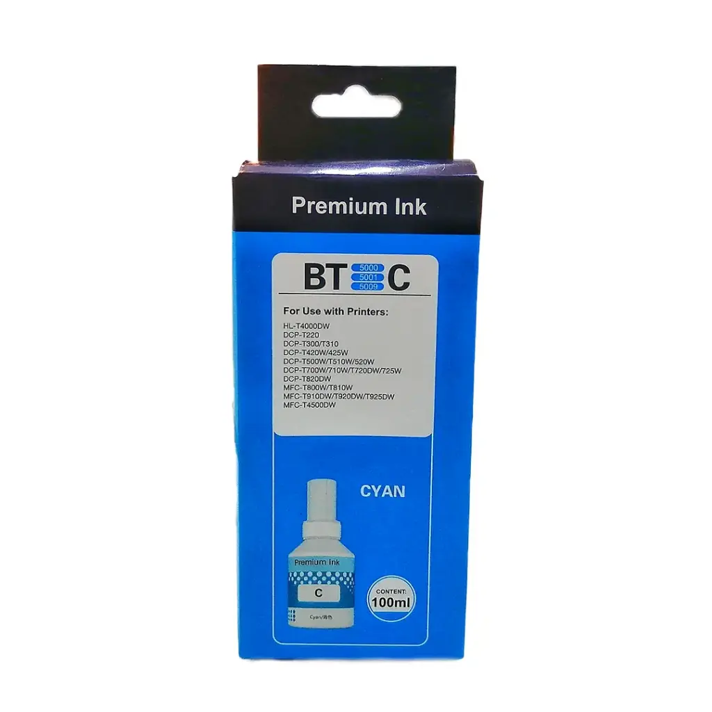 Refill Ink Bottle For BROTHER T310/BT D5000 - Cyan 🔵
