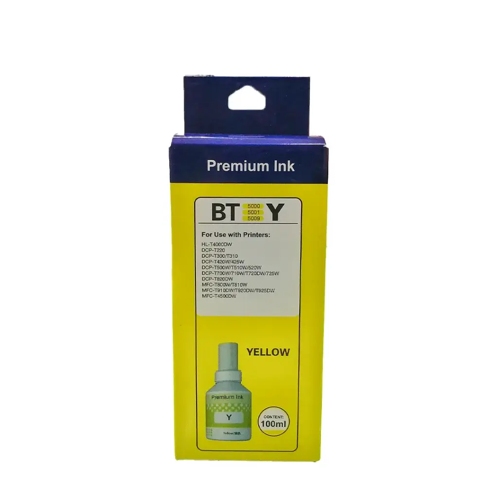 Refill Ink Bottle For BROTHER T310/BT D5000 - Yellow 🟡
