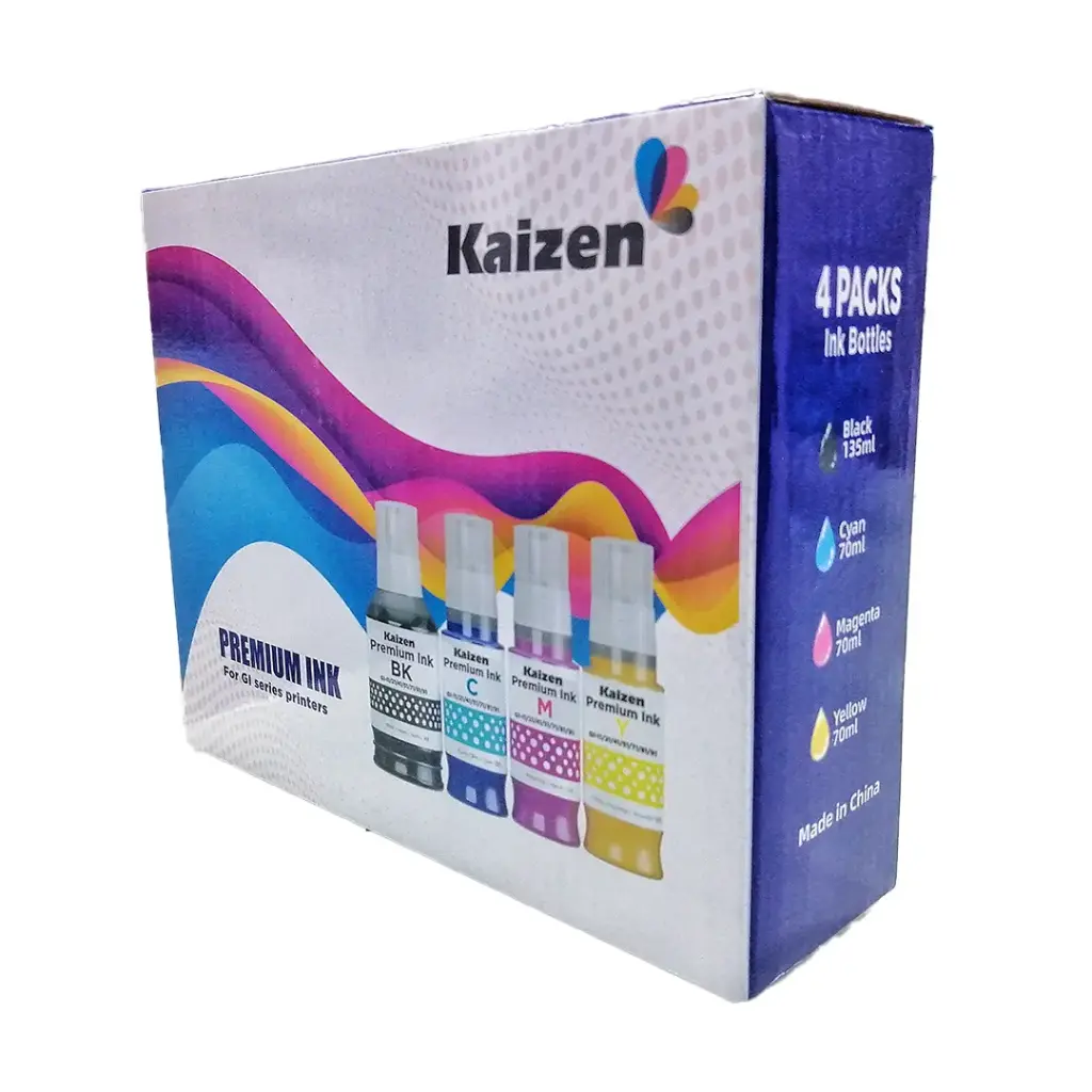 CANON GI Series Ink Set - CMYK 🔵🔴🟡⚫