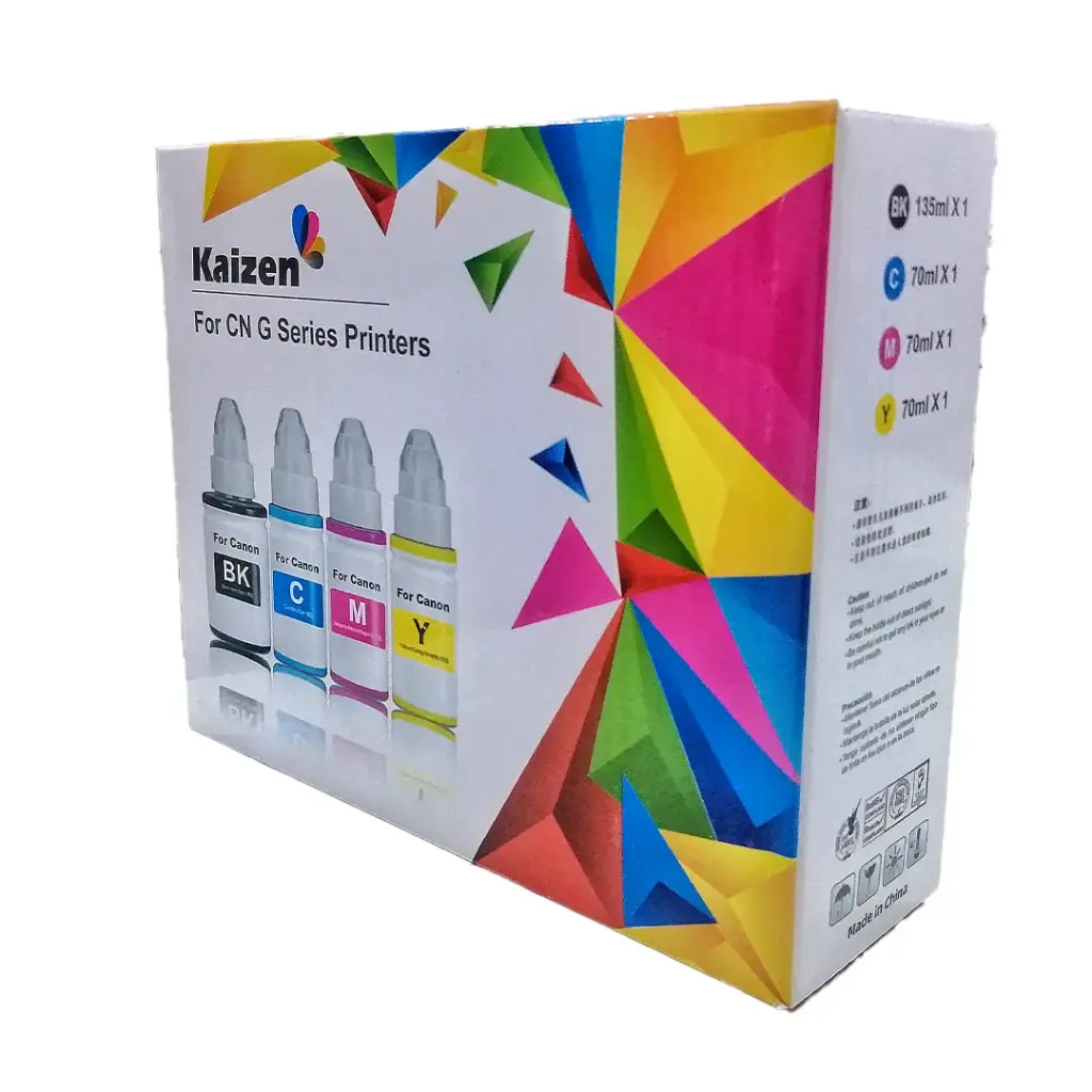 CANON G Series Ink Set - CMYK 🔵🔴🟡⚫