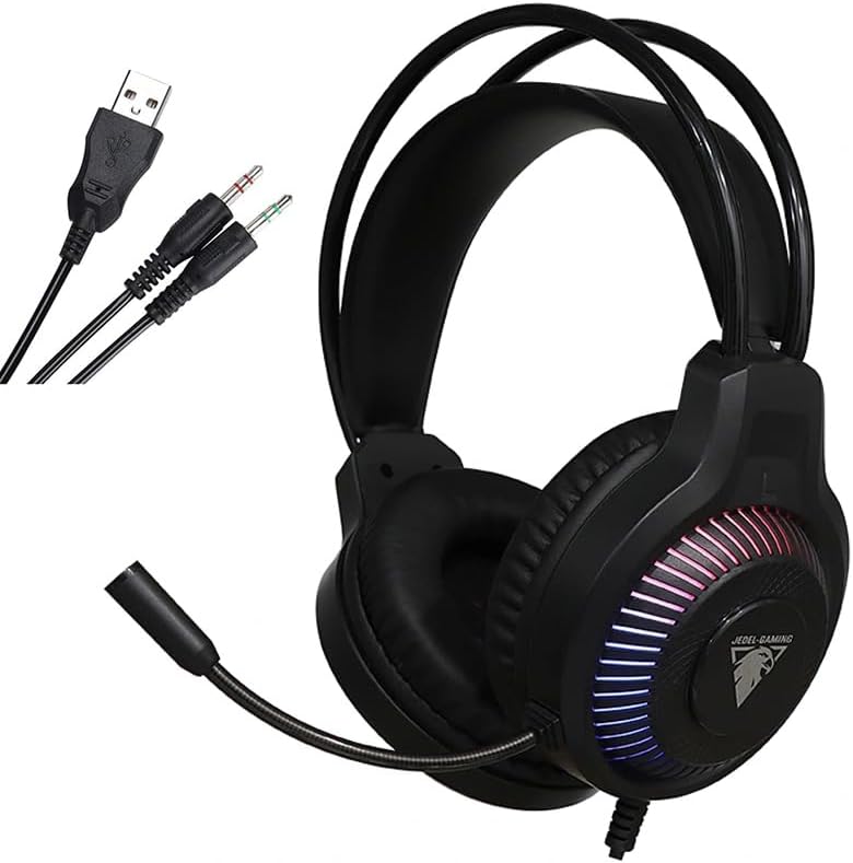 HEADPHONE GAMING JEDEL GH-558&GH-559 2-SOCKIT+USB
