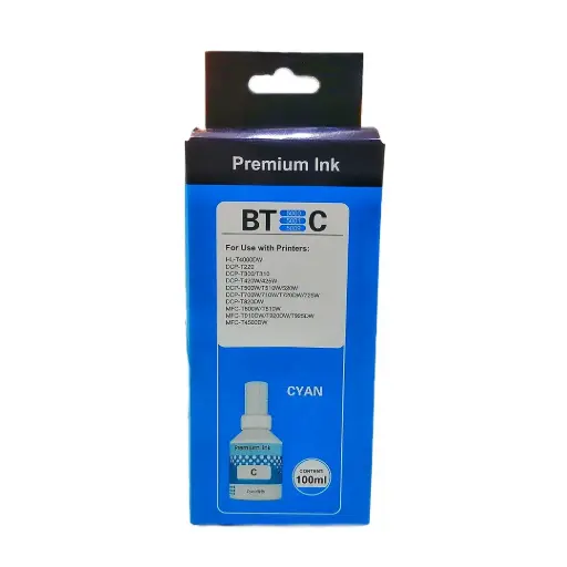 [INK-BR-002] Refill Ink Bottle For BROTHER T310/BT D5000 - Cyan 🔵