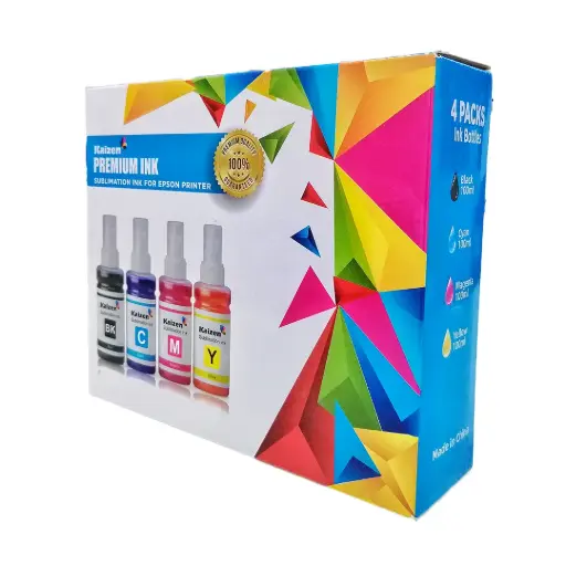 [INK-EP-003] EPSON Sublimation Ink set - CMYK 🔵🔴🟡⚫