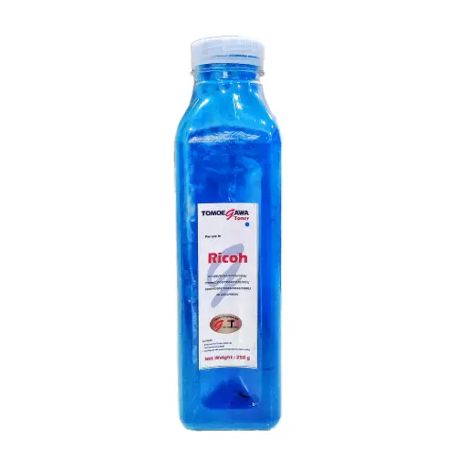 [POW-RI-001] Refill Bottle Powder Toner For RICOH 250g - Cyan 🔵