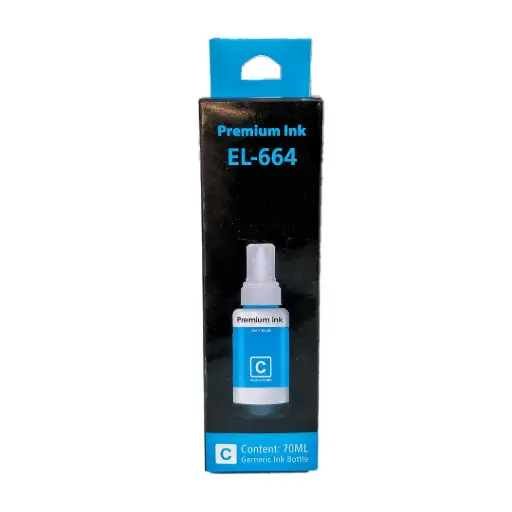 [INK-EP-004] Refill Ink Bottle EPSON ECOTANK 664 - Cyan 🔵