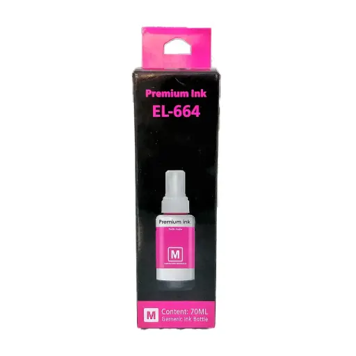 [INK-EP-005] Refill Ink Bottle EPSON ECOTANK 664 - Magenta 🔴
