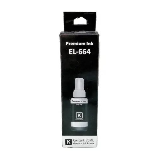 [INK-EP-007] Refill Ink Bottle EPSON ECOTANK 664 - Black ⚫
