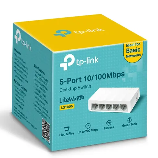 SWITCH TP-LINK LS1005 10/100 5-PORT